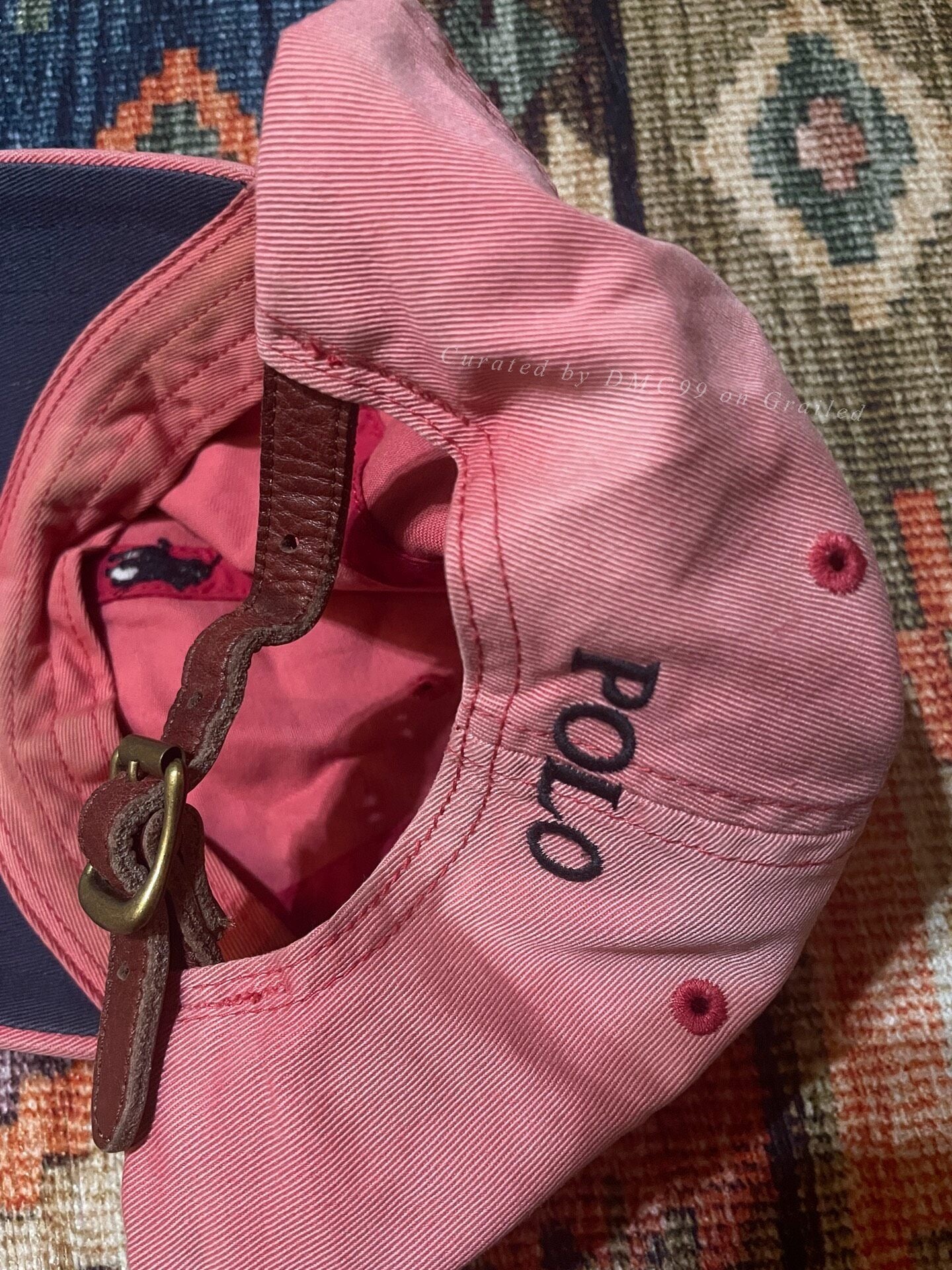 Polo Ralph Lauren Washed Pink Baseball Cap