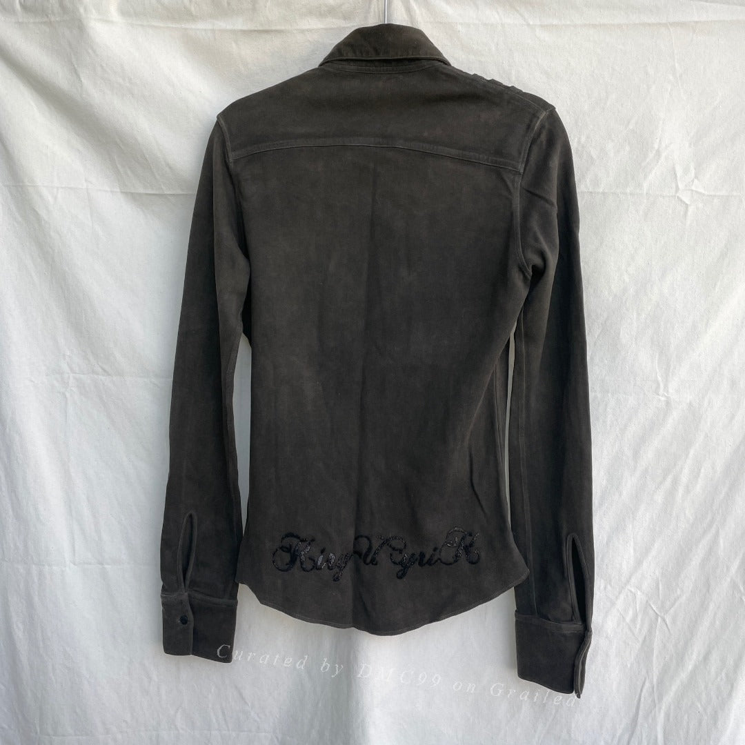 Kiryuyrik Distressed Long-Sleeve Rock Shirt