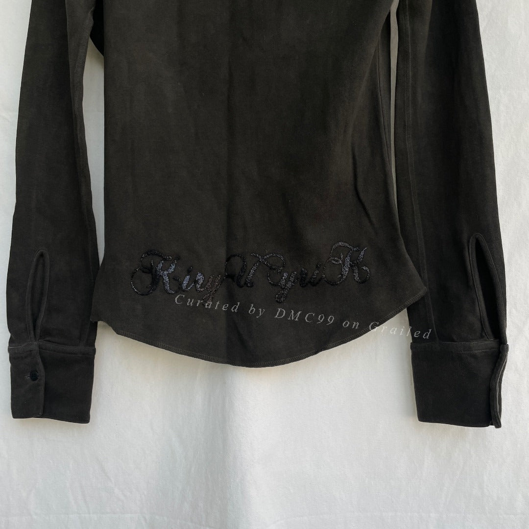 Kiryuyrik Distressed Long-Sleeve Rock Shirt