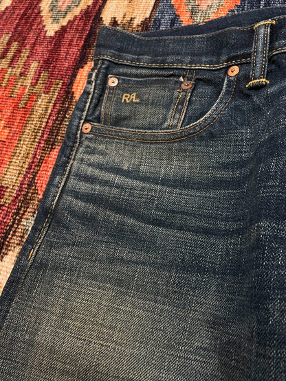 RRL American-Made Yellow Mud Washed Jeans