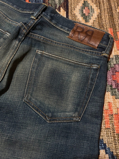 RRL American-Made Yellow Mud Washed Jeans
