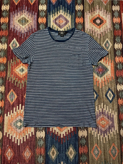 RRL Stripe Pocket Short Sleeve T-shirt S