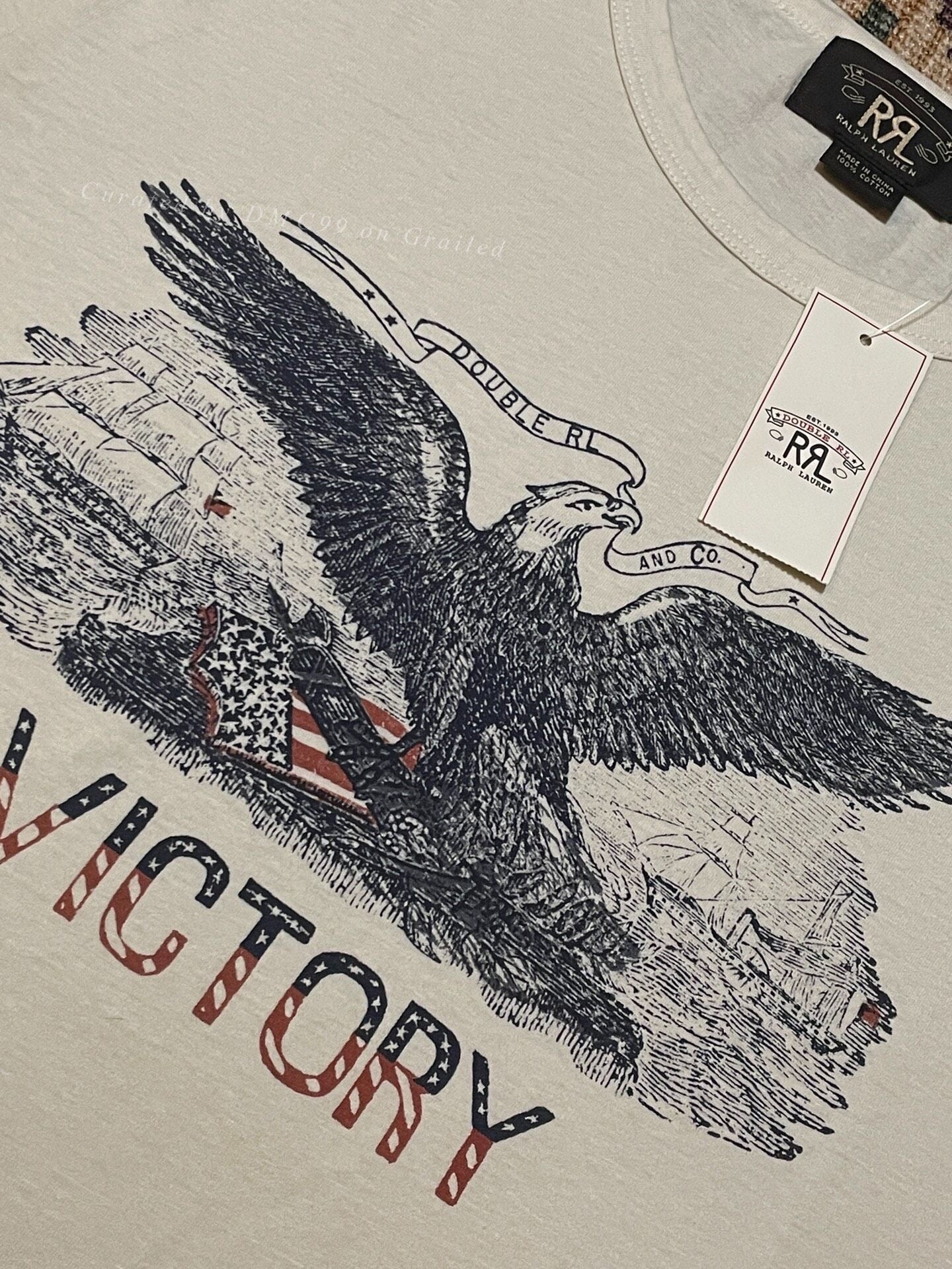 RRL Vintage Eagle Print T-Shirt
