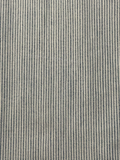 RRL Vintage White Gray Stripe Work Shirt