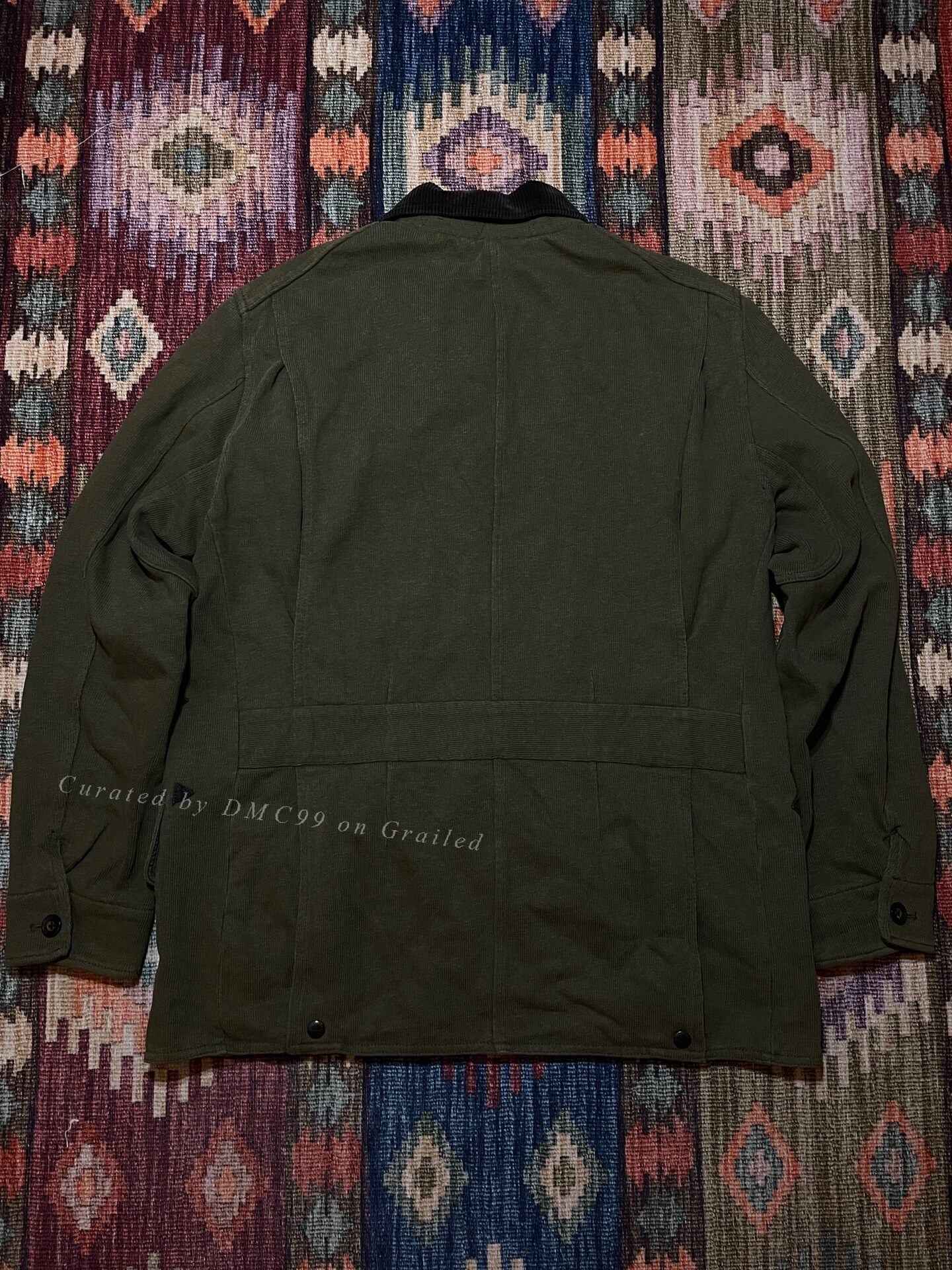 RALPH LAUREN Knit Multi-Pocket Hunting Jacket L