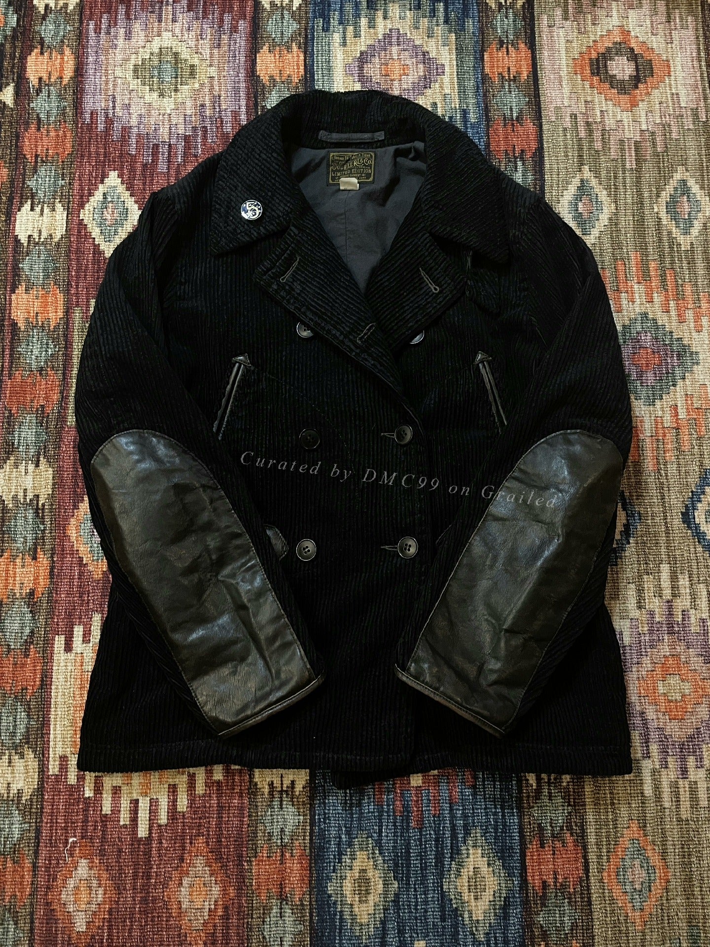 RRL Double RL 2019 Limited Indigo Corduroy 740 Naval Coat