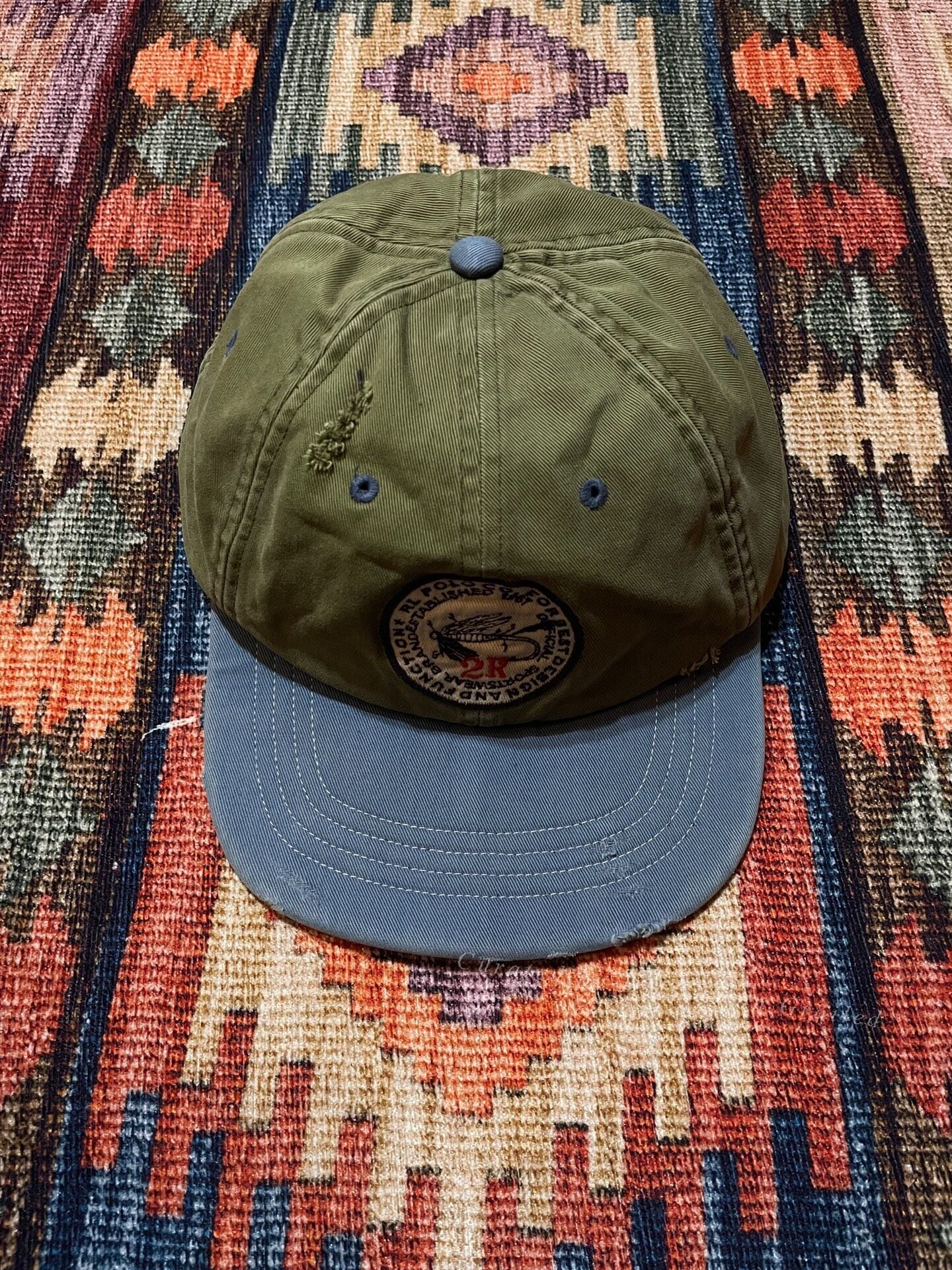 RALPH LAUREN Vintage Fishing Baseball Cap