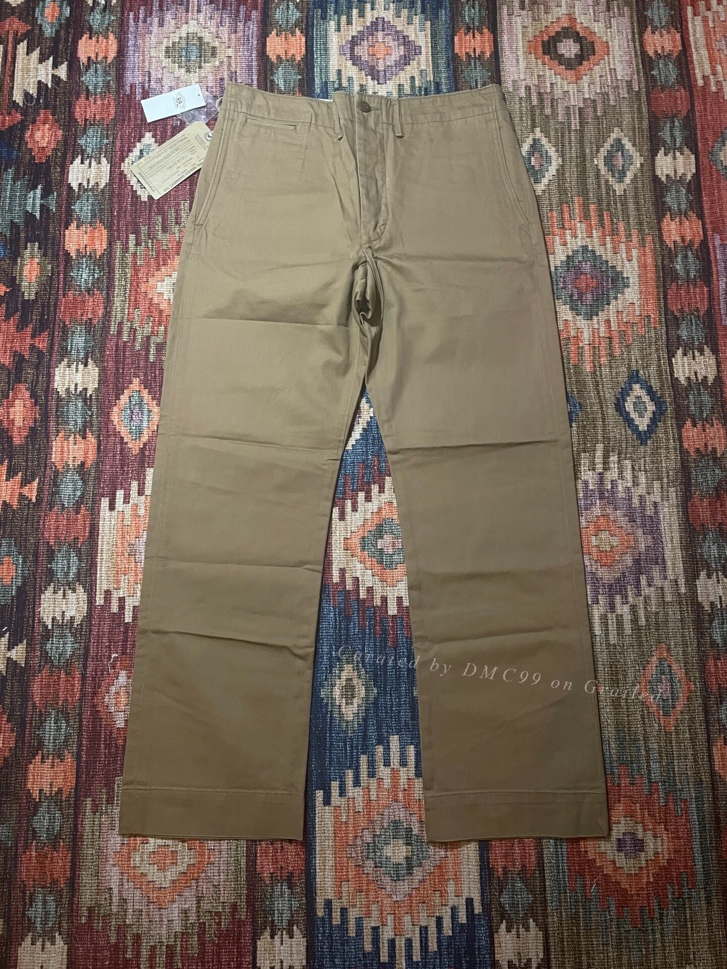 RRL Vintage Beige Officer Pants 30.32