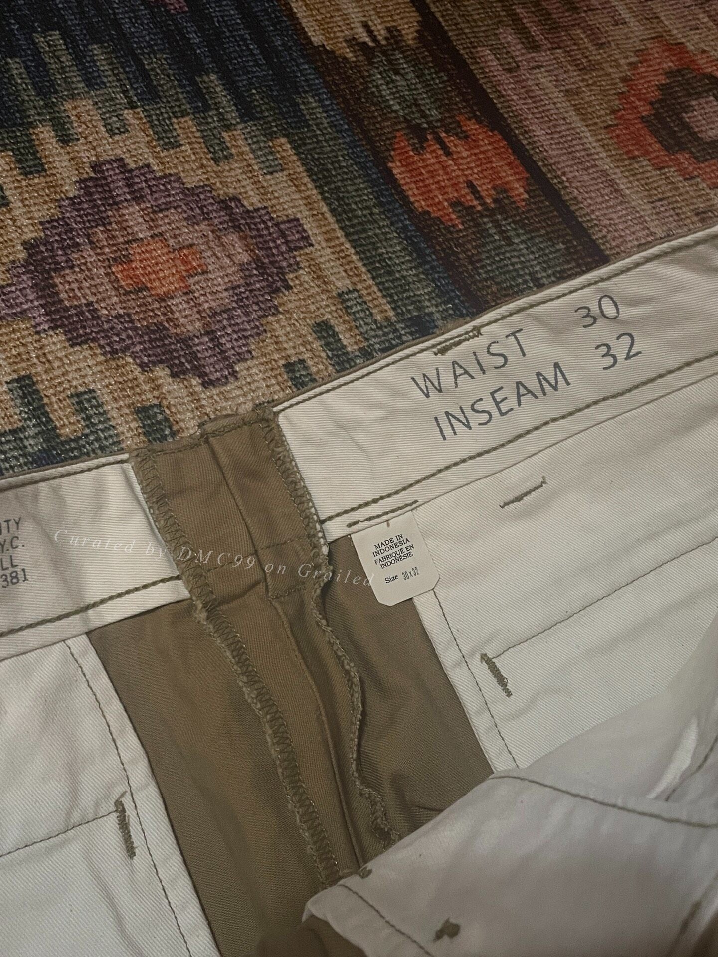 RRL Vintage Beige Officer Pants 30.32