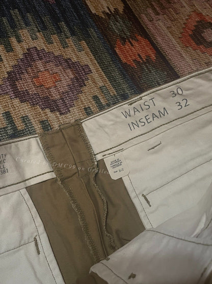 RRL Vintage Beige Officer Pants 30.32