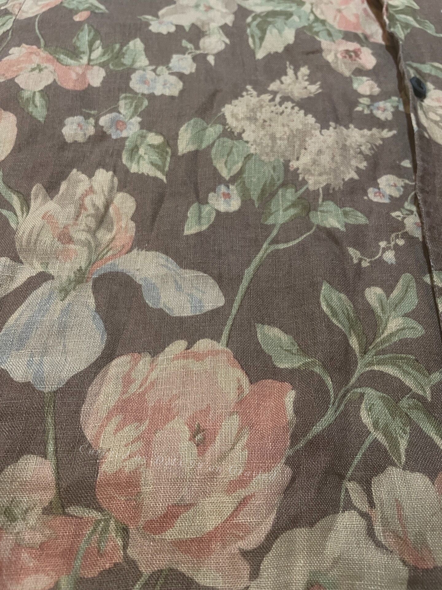 Ralph Lauren Purple Label Floral Linen Shirt
