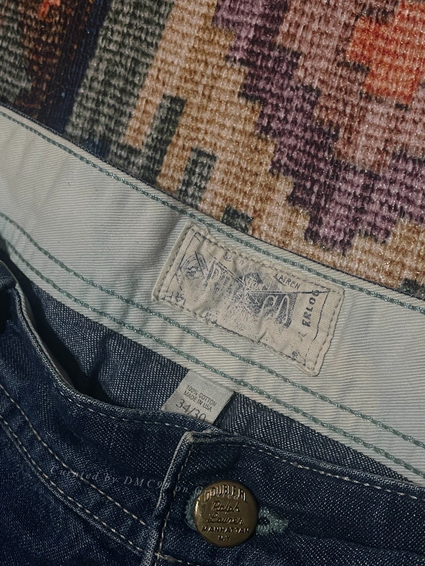 RRL Rare Vintage Washed Distressed Jeans