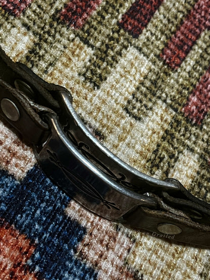 RRL Vintage Leather Bracelet