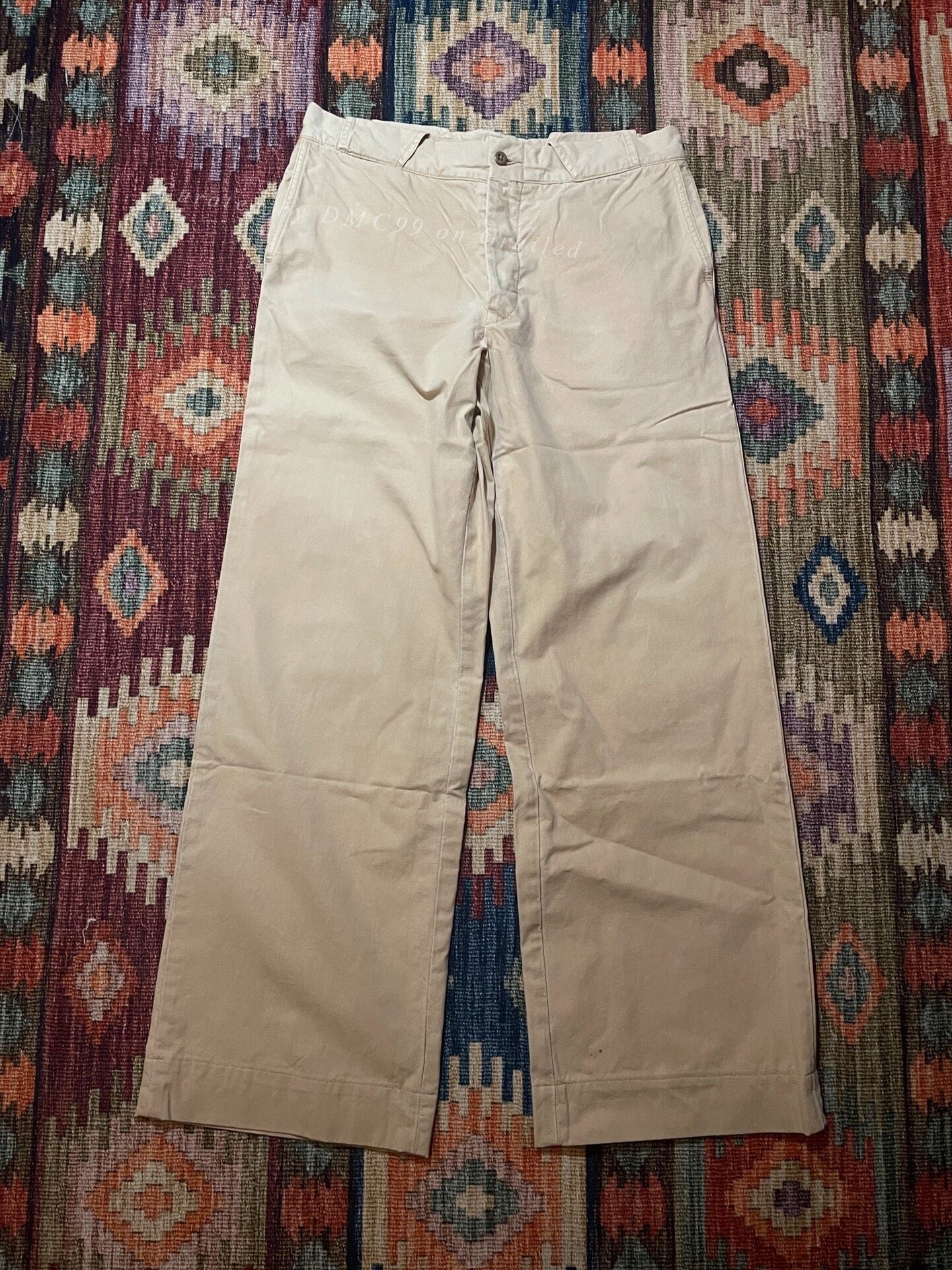 RRL Vintage White Label Loose Cotton Pants
