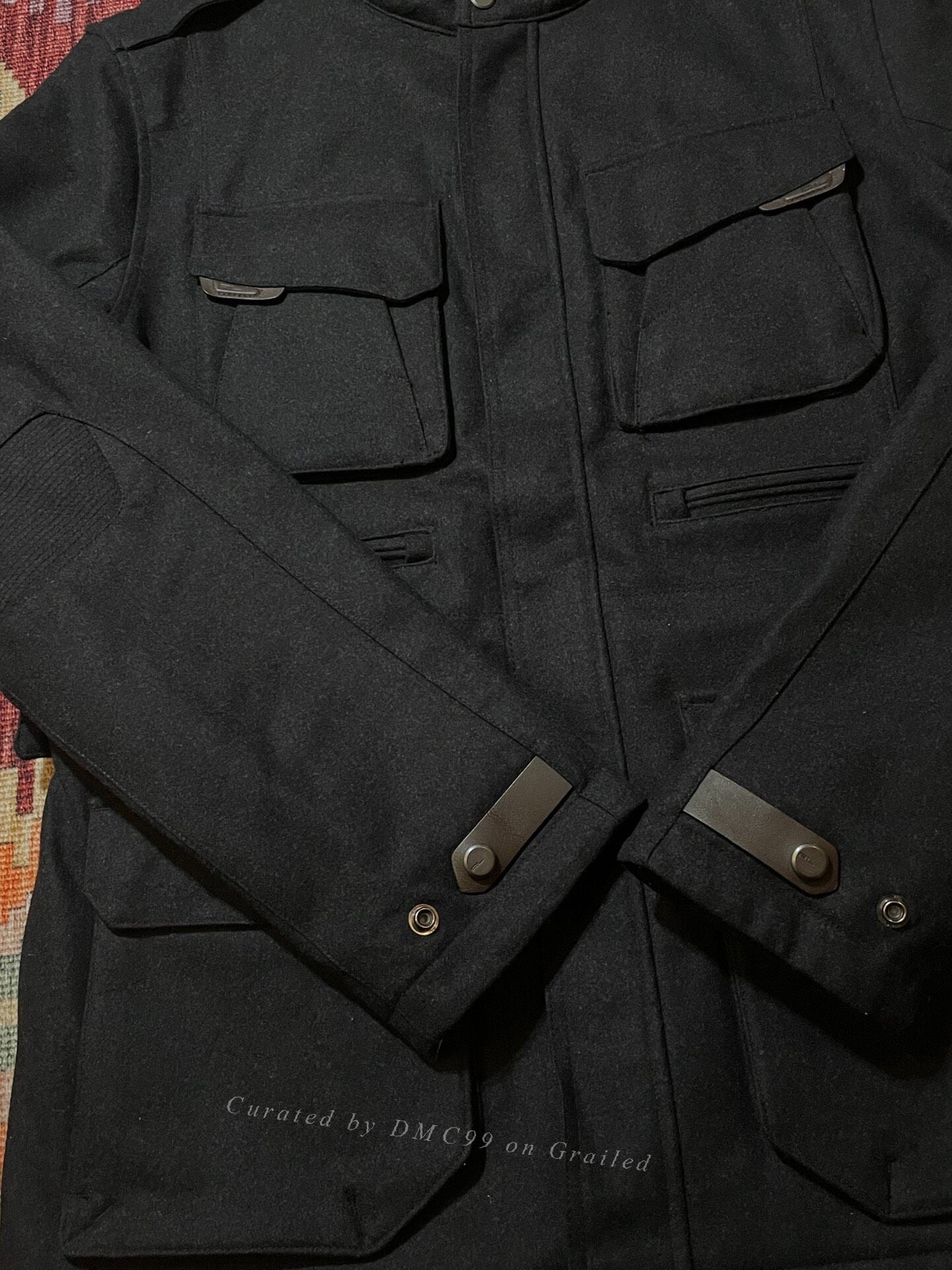 Ralph Lauren Black Label Wool Motorcycle Jacket