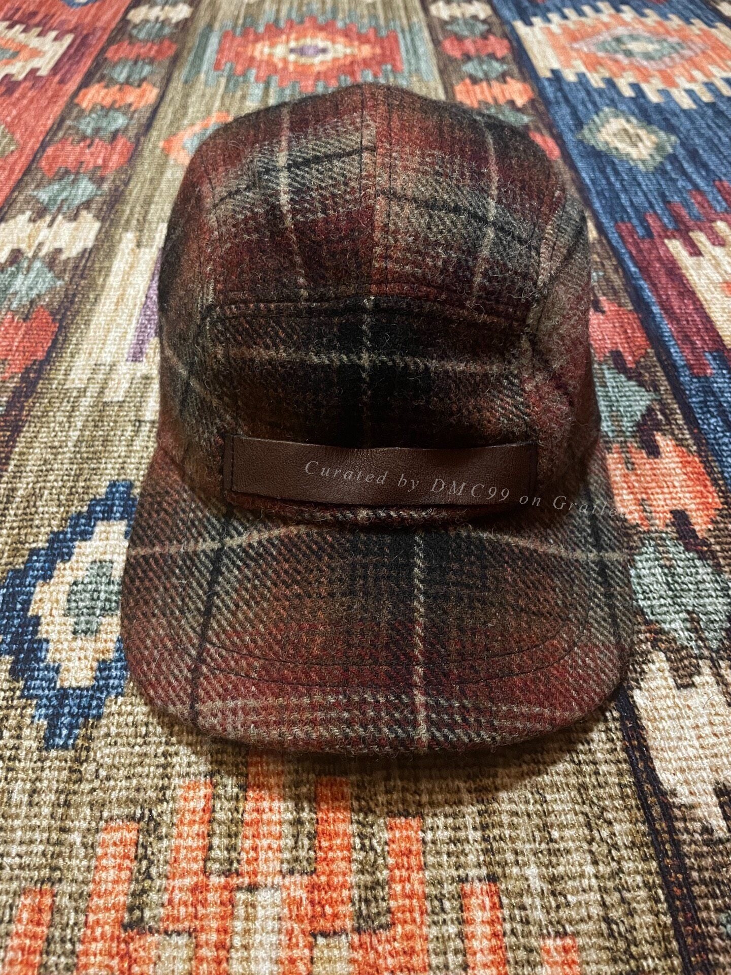 RRL Vintage Wool Flat Cap