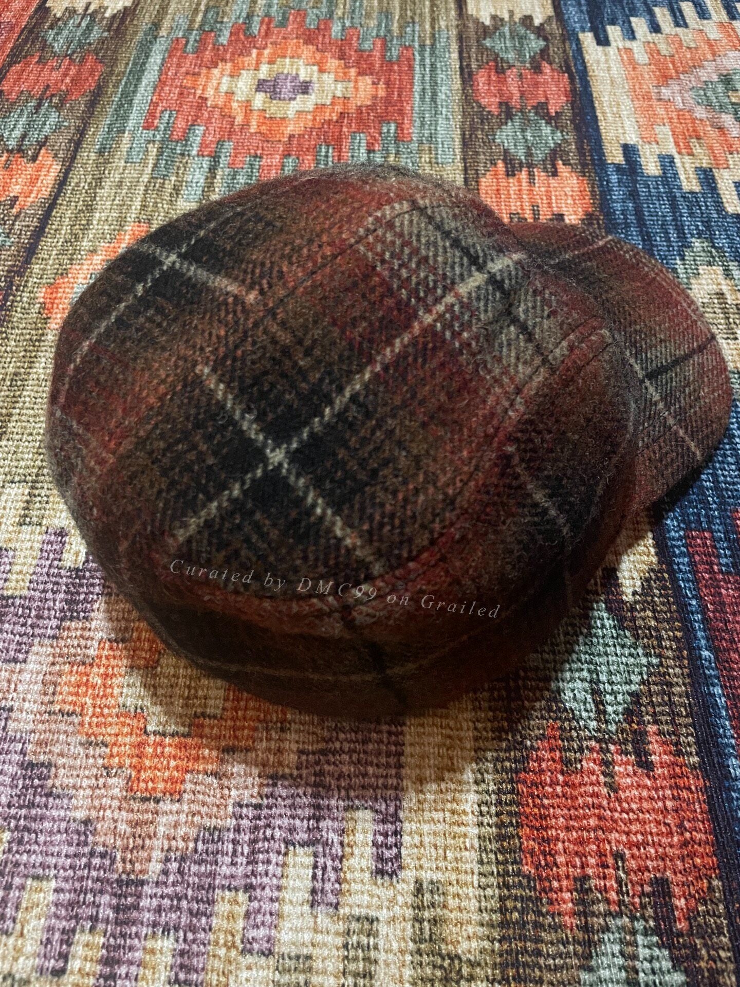RRL Vintage Wool Flat Cap