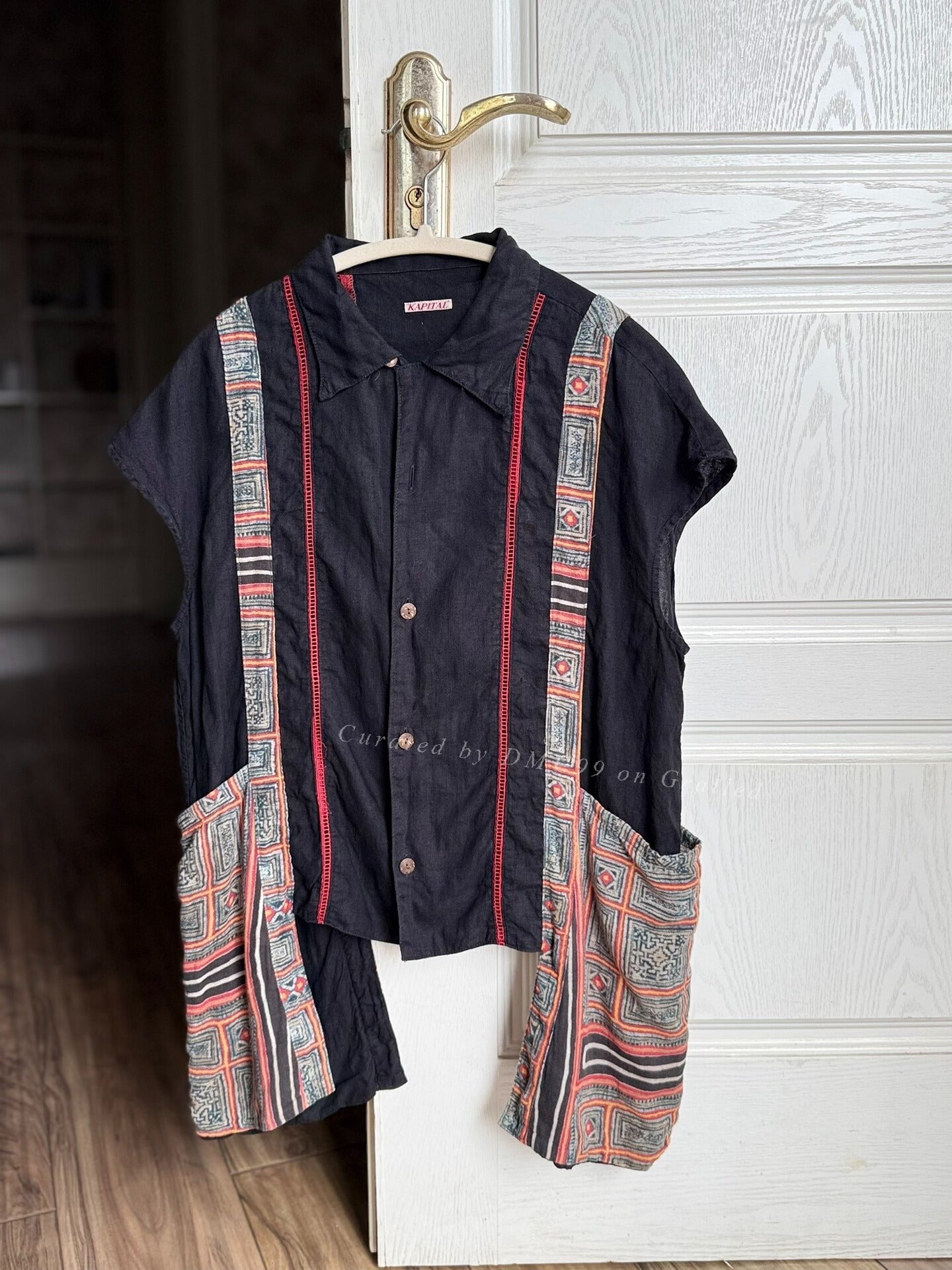 Kapital Cotton-Linen Short-Sleeve Shirt