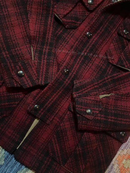 RRL Wool Check Hiking Hunting Coat