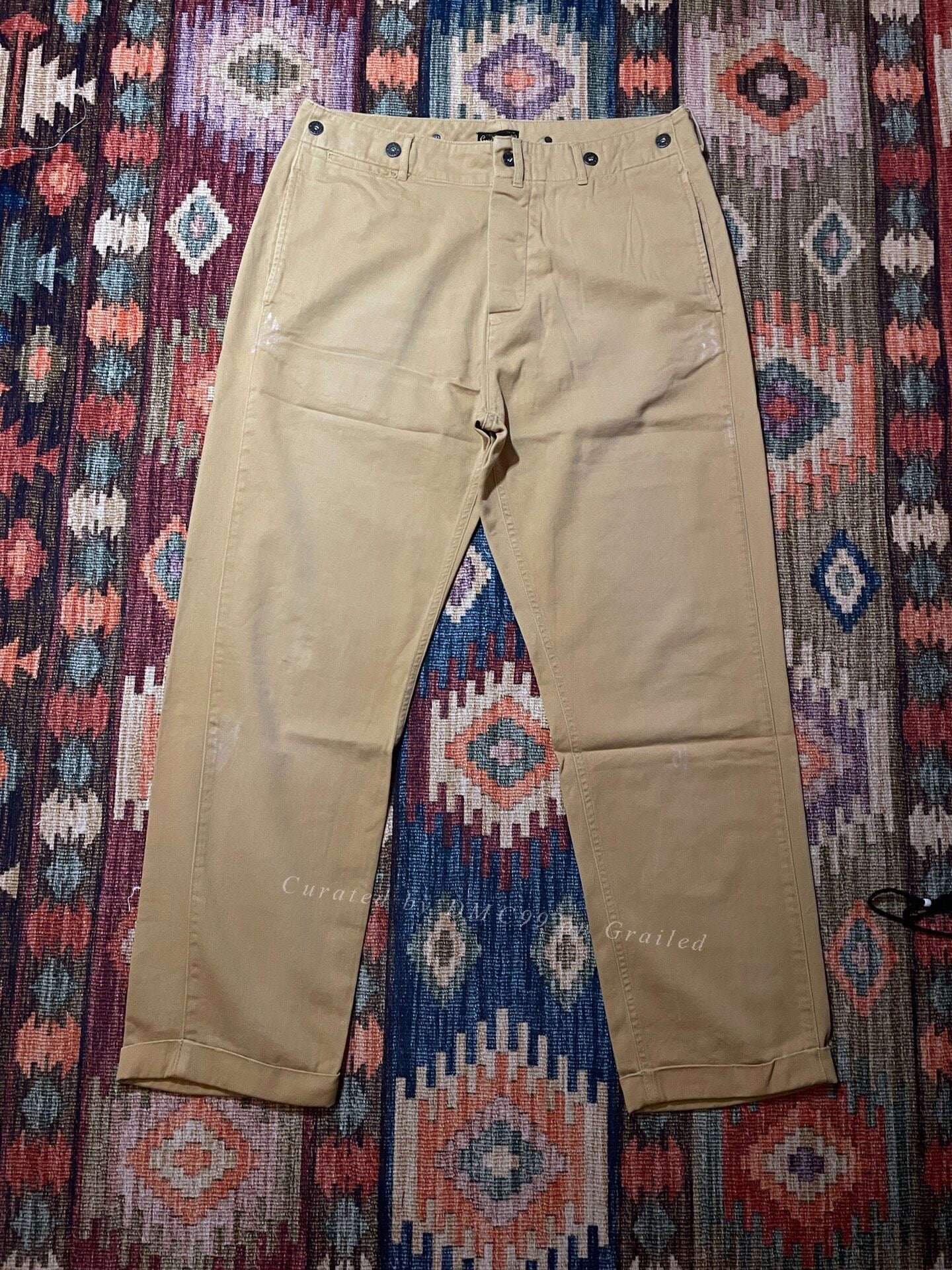 LVC Levi's Khaki Splatter Cargo Pants