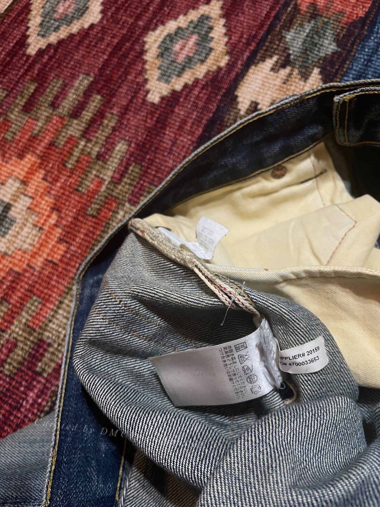 RRL Vintage Washed Distressed Jeans