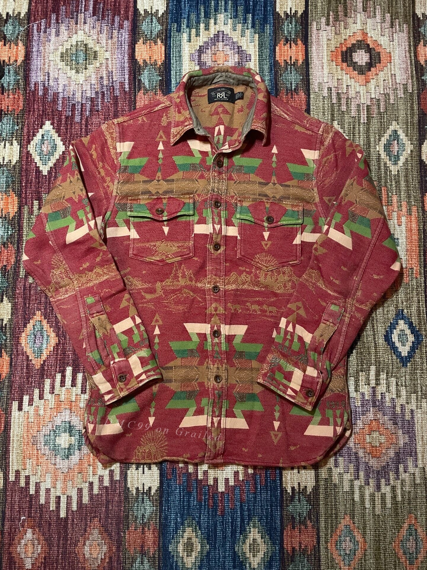 RRL Vintage Southwest Blanket Shirt