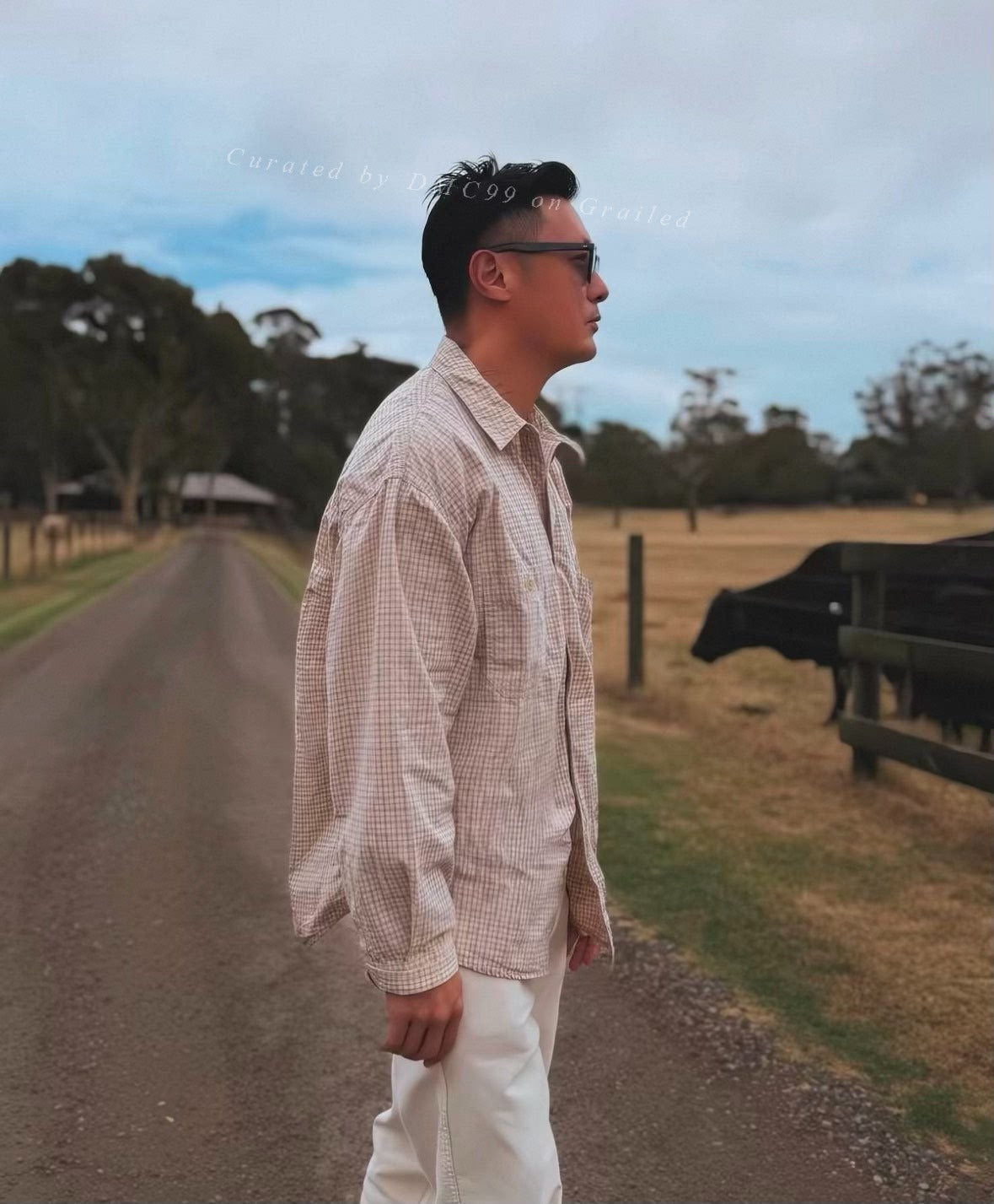MADNESS 26SS Mini Check BD Shirt