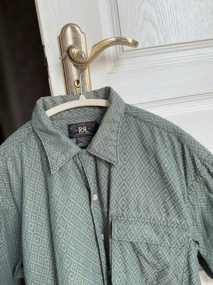 Double RL Vintage RRL Western Short Sleeve Shirt