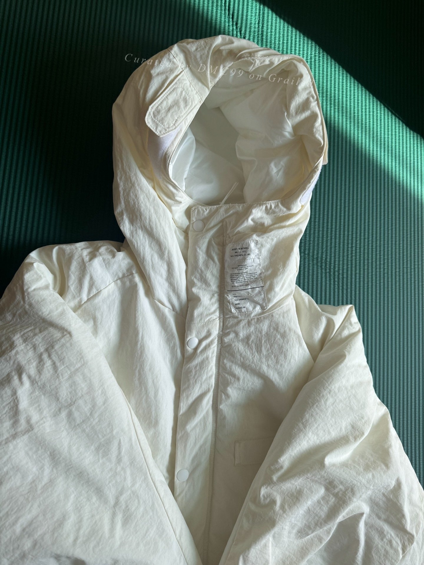 N.hoolywood x The Tokyo 24AW White Military Jacket