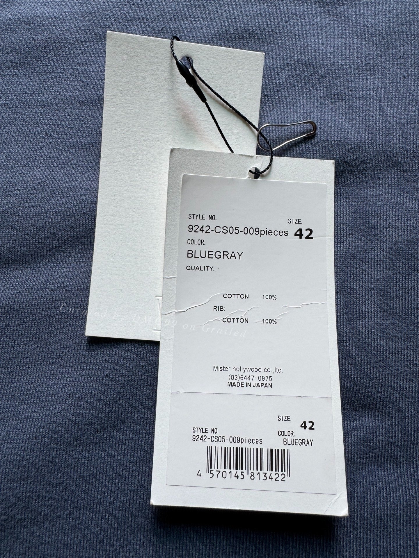 N.HOOLYWOOD 24AW Military Line Fleece Sweatshirt