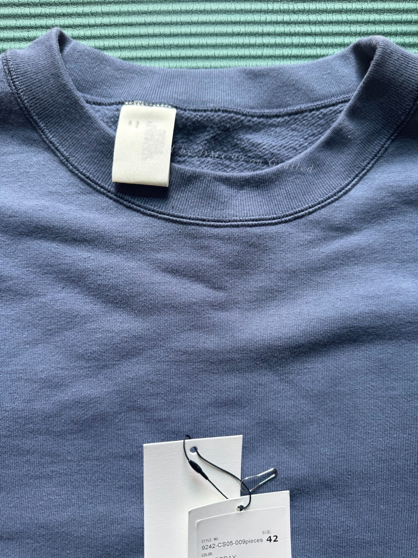N.HOOLYWOOD 24AW Military Line Fleece Sweatshirt