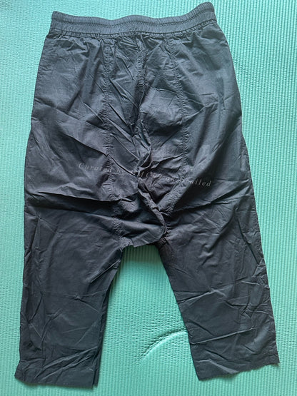 Rick Owens Black Drop-Crotch Pants