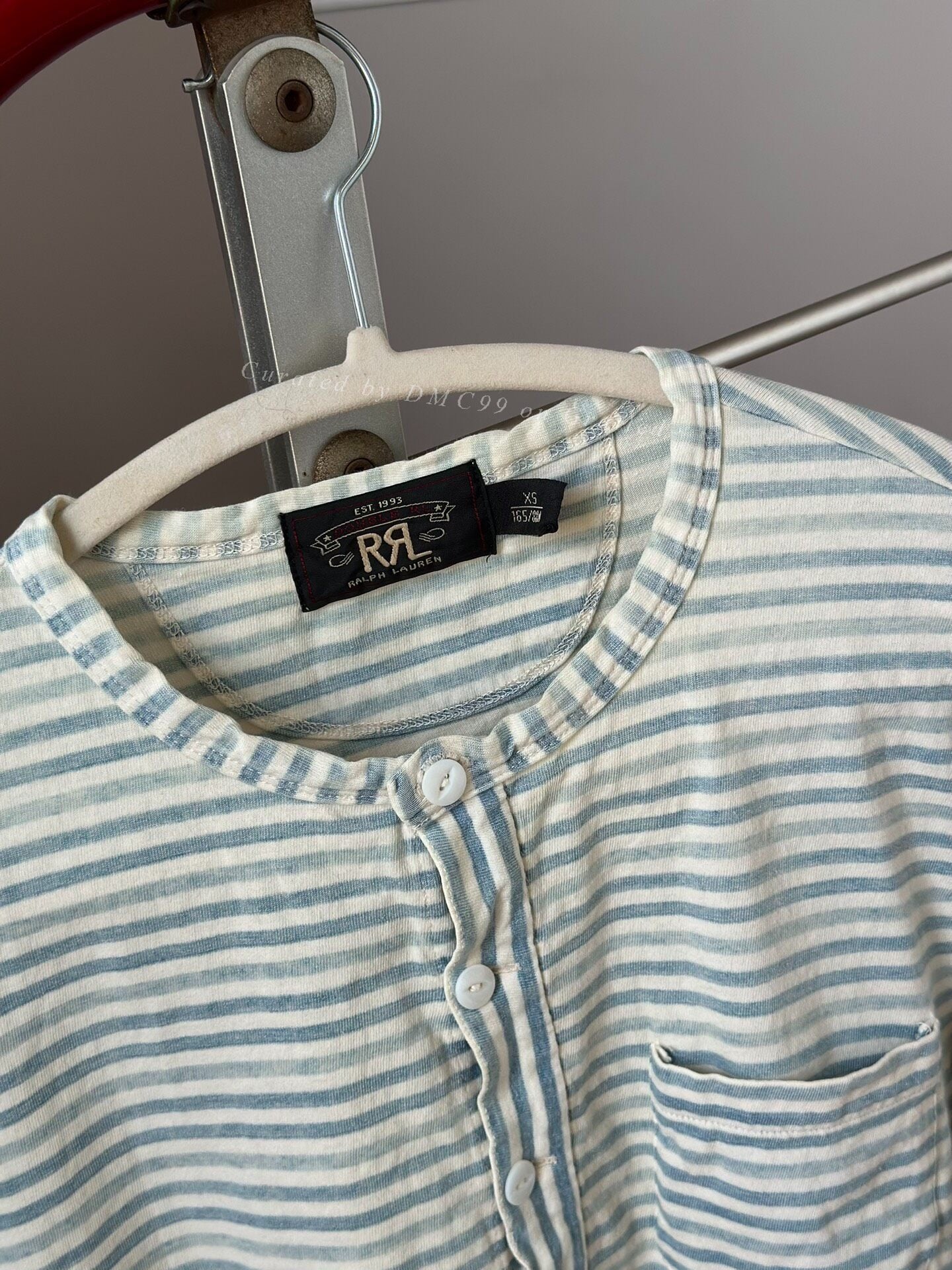 RRL Striped Short Sleeve