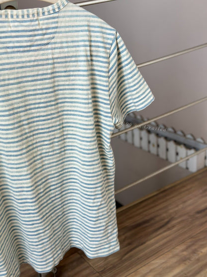 RRL Striped Short Sleeve