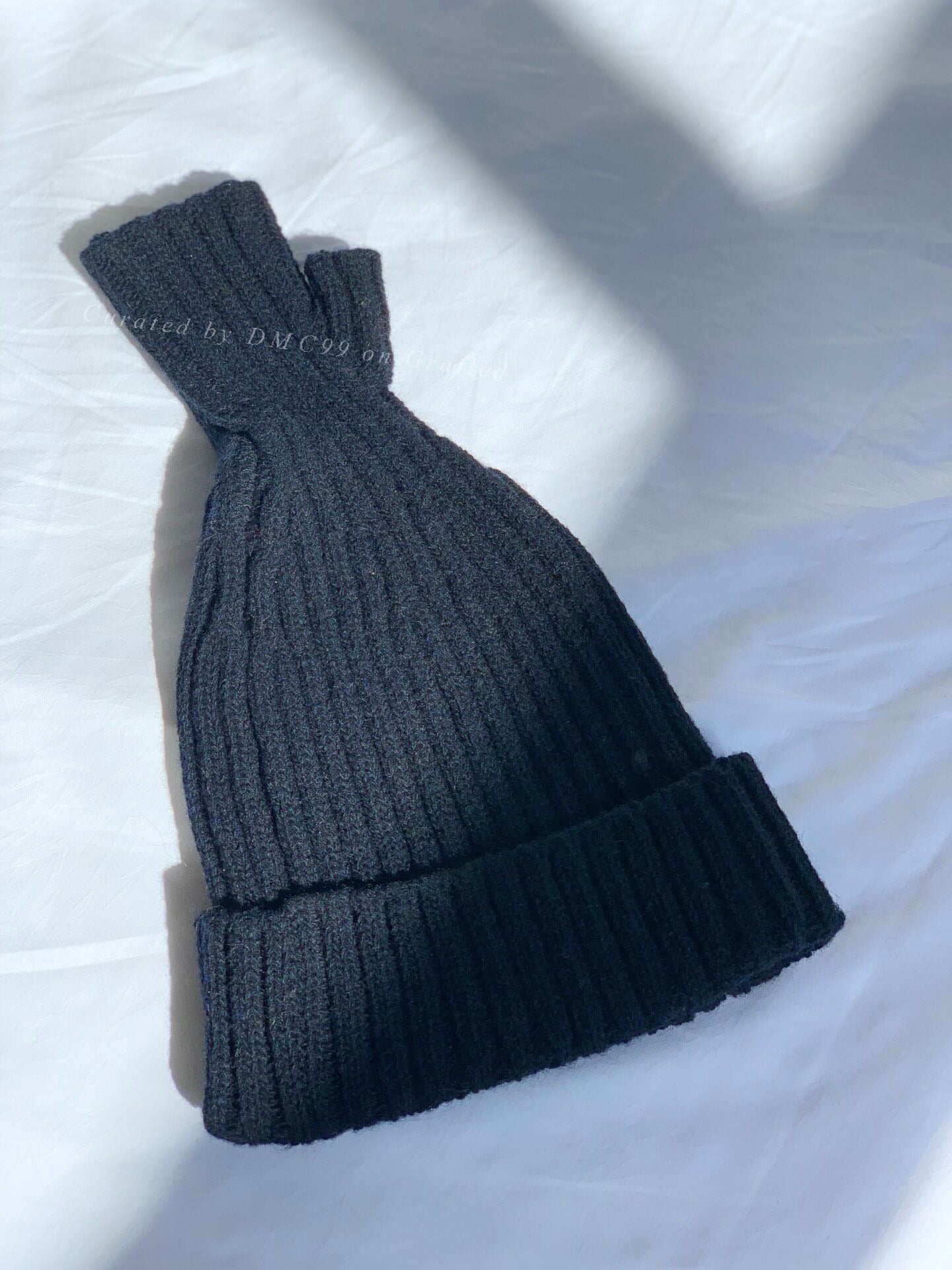 Kapital All Wool Black Beanie