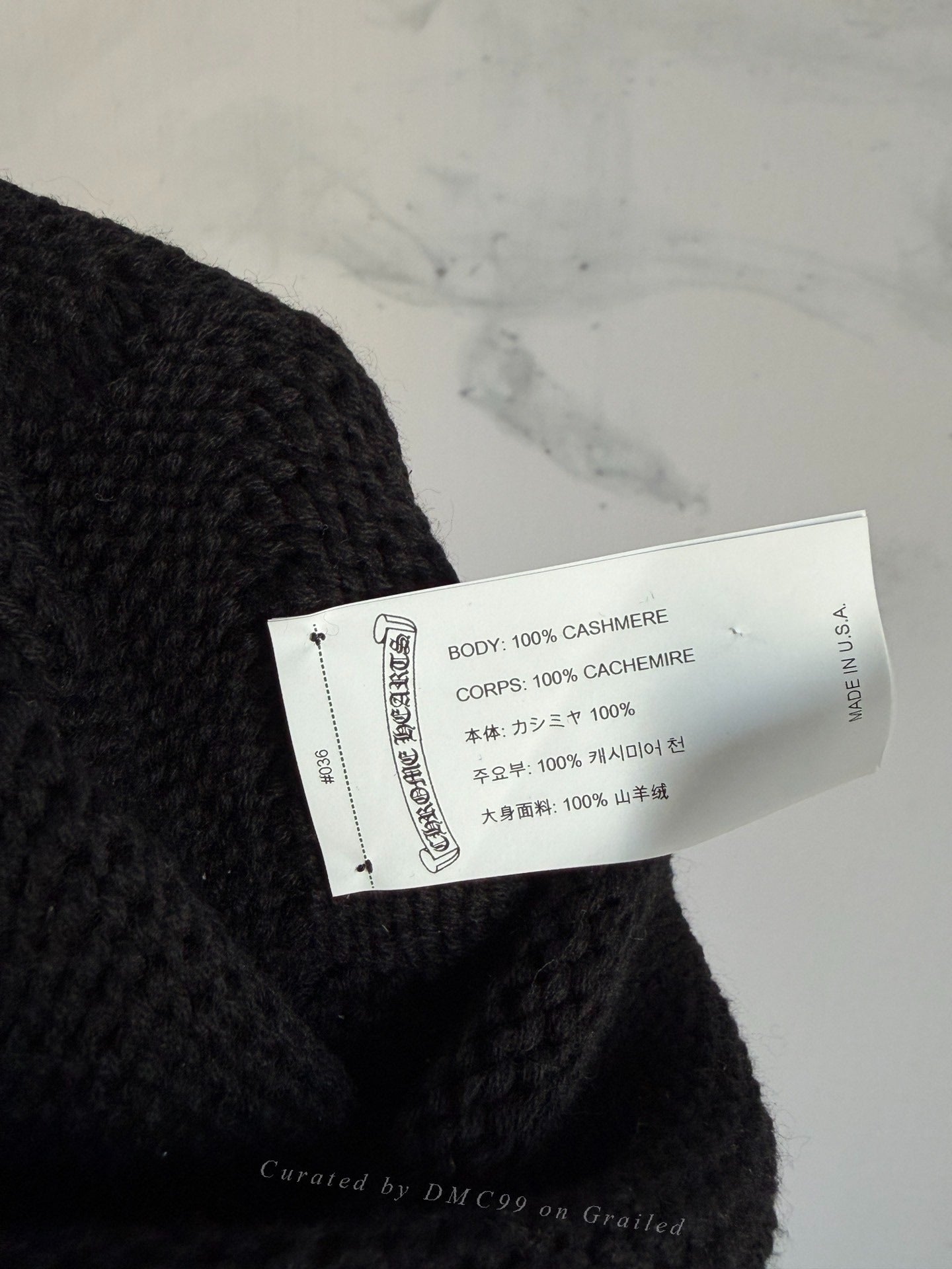 Chrome Hearts Knit Cross Beanie Mask