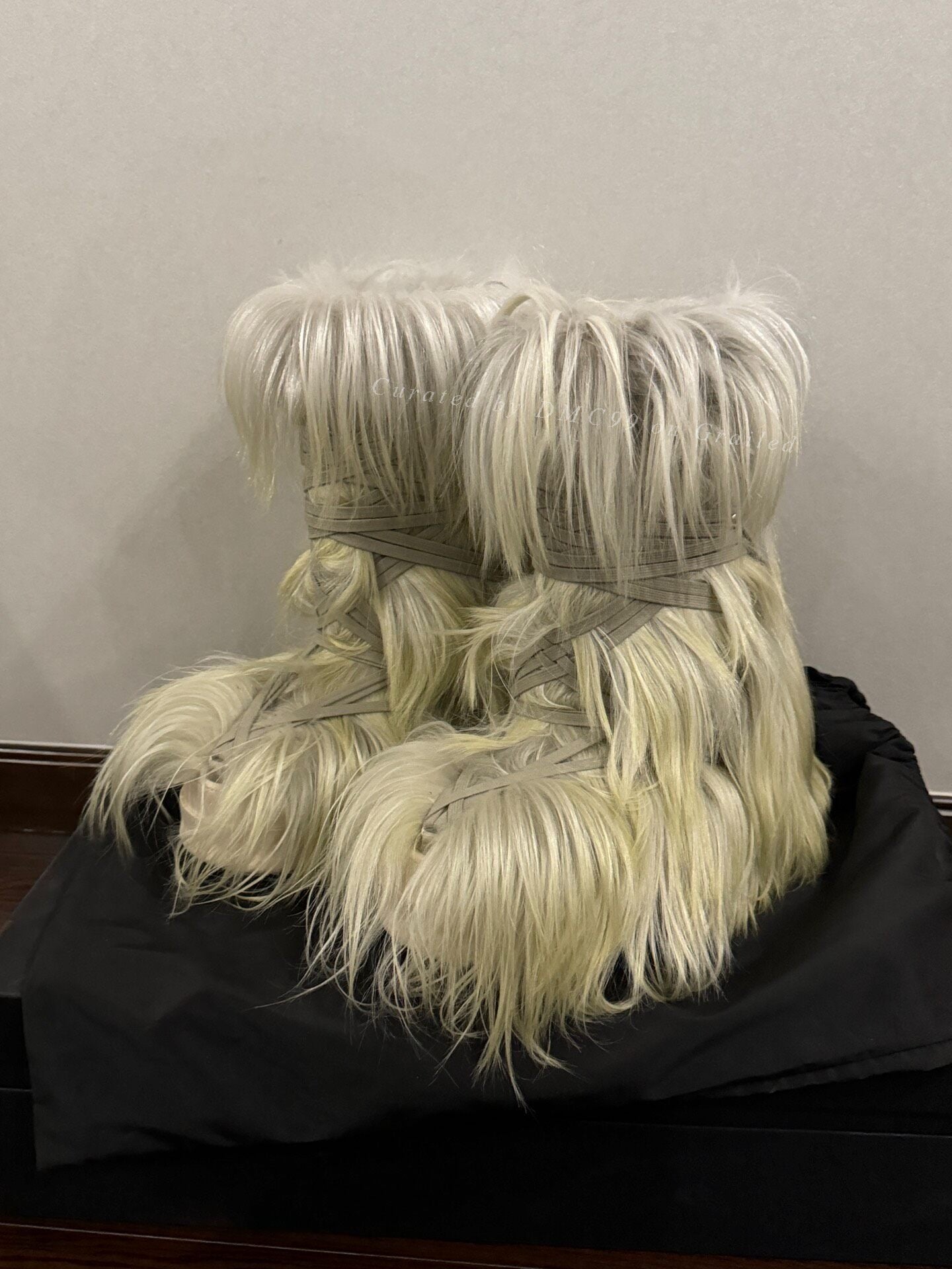 Rick Owens X Moncler Fur Boots