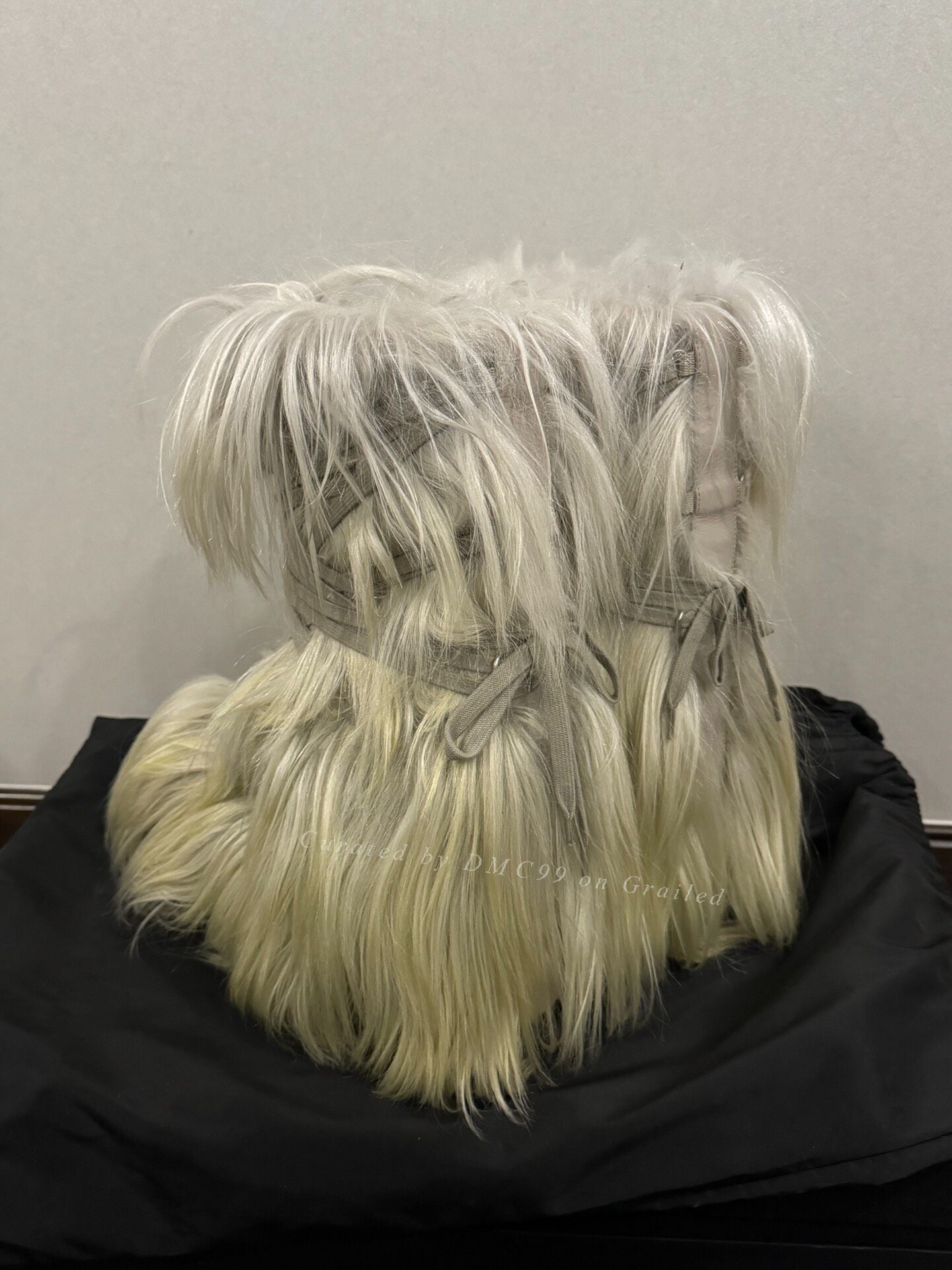 Rick Owens X Moncler Fur Boots