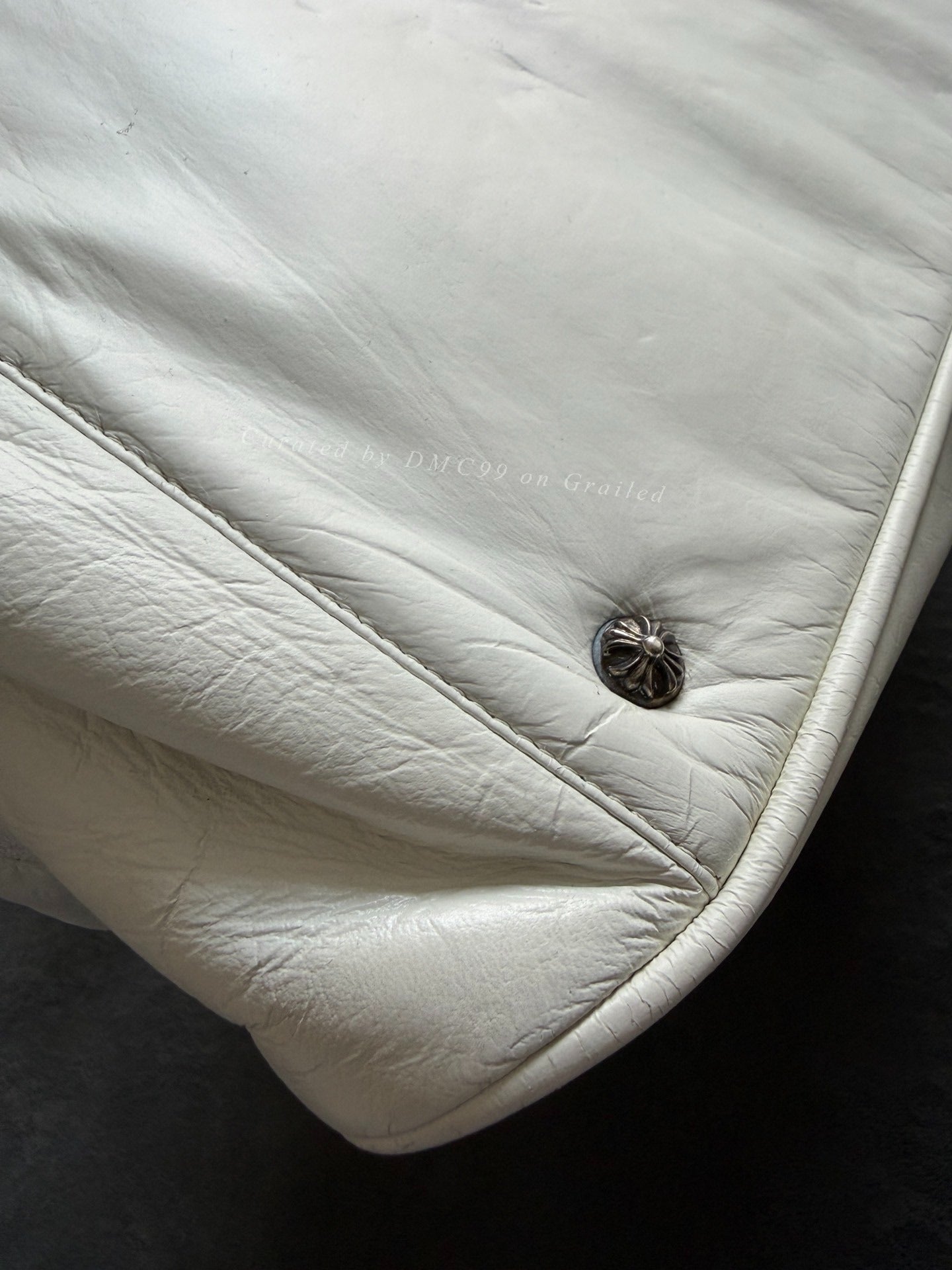 Chrome Hearts White Bowling Bag