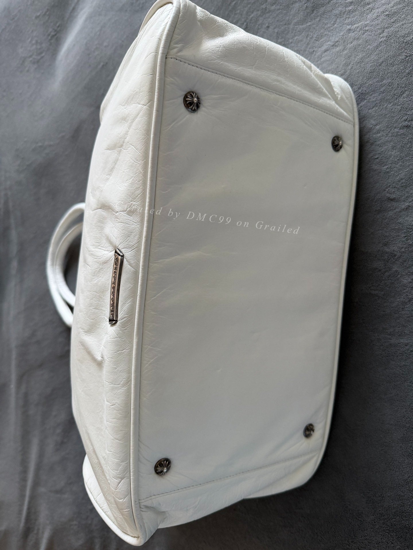Chrome Hearts White Bowling Bag