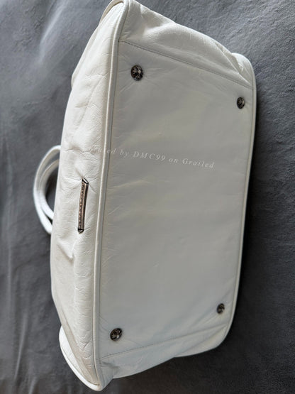 Chrome Hearts White Bowling Bag