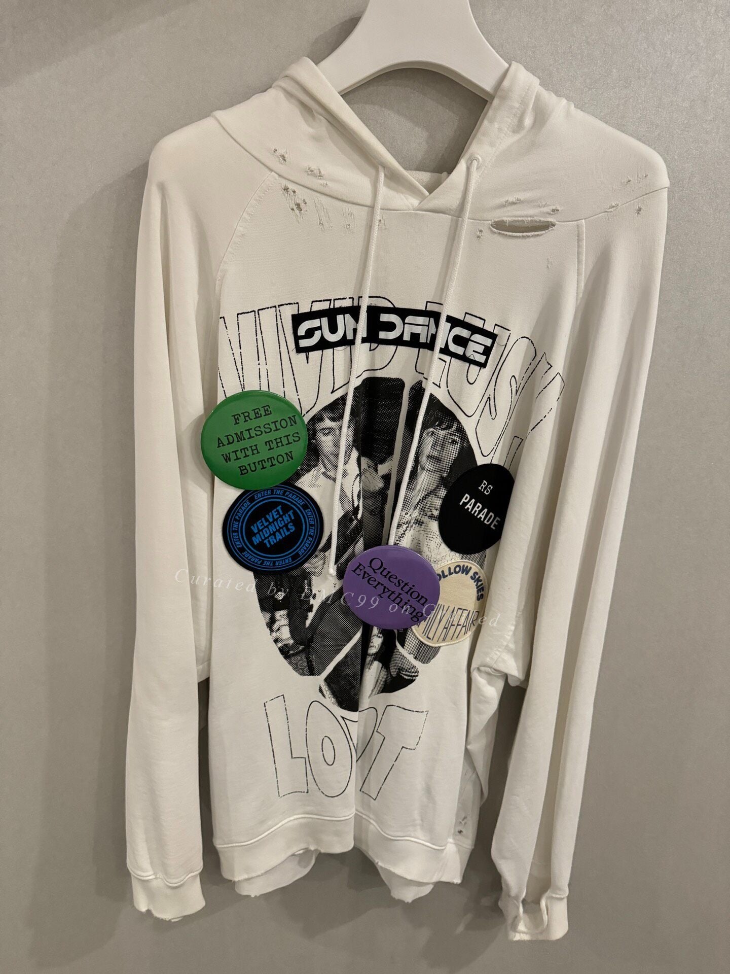 Rafsimons Patch Badge Hoodie