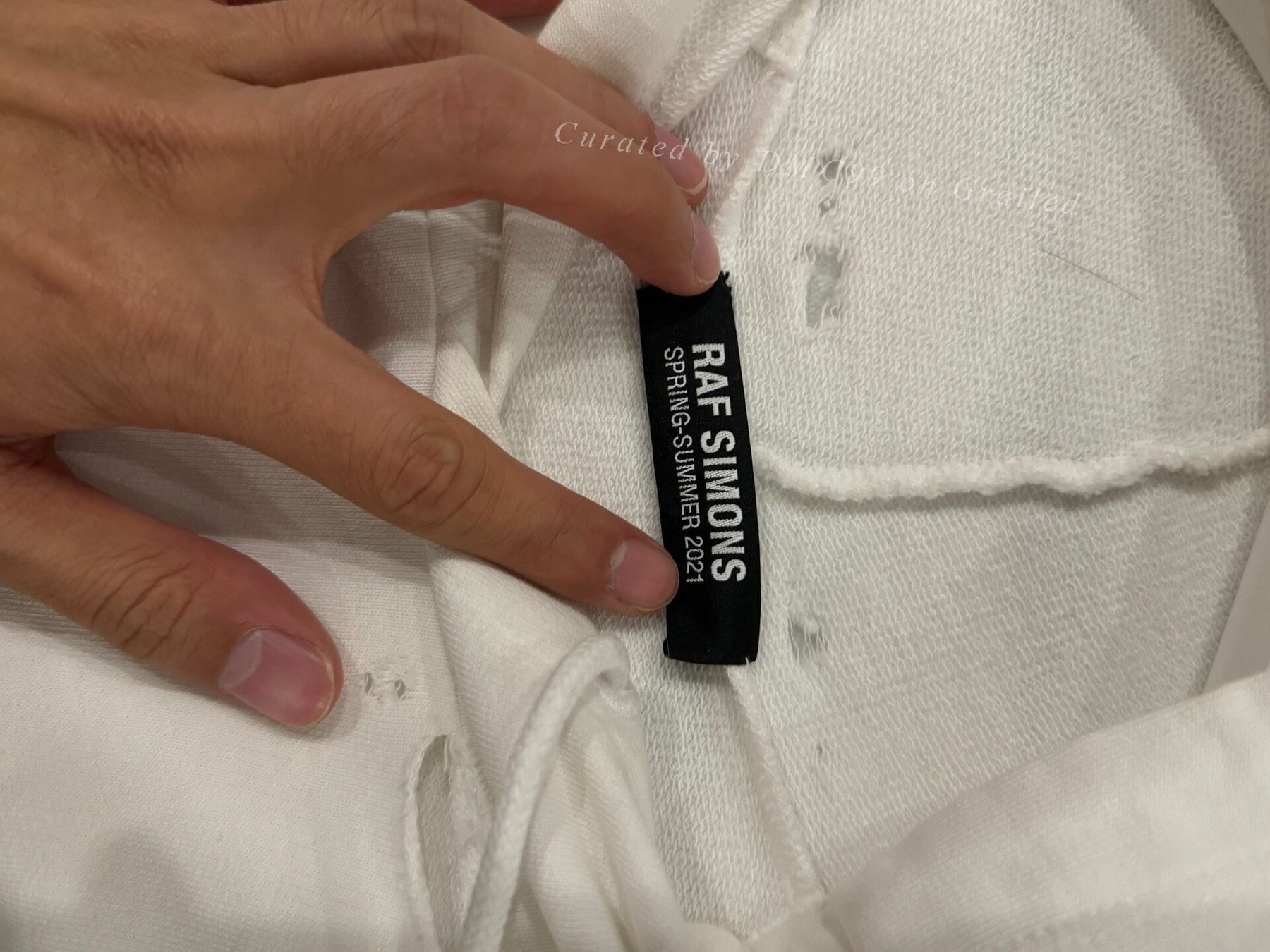 Rafsimons Patch Badge Hoodie