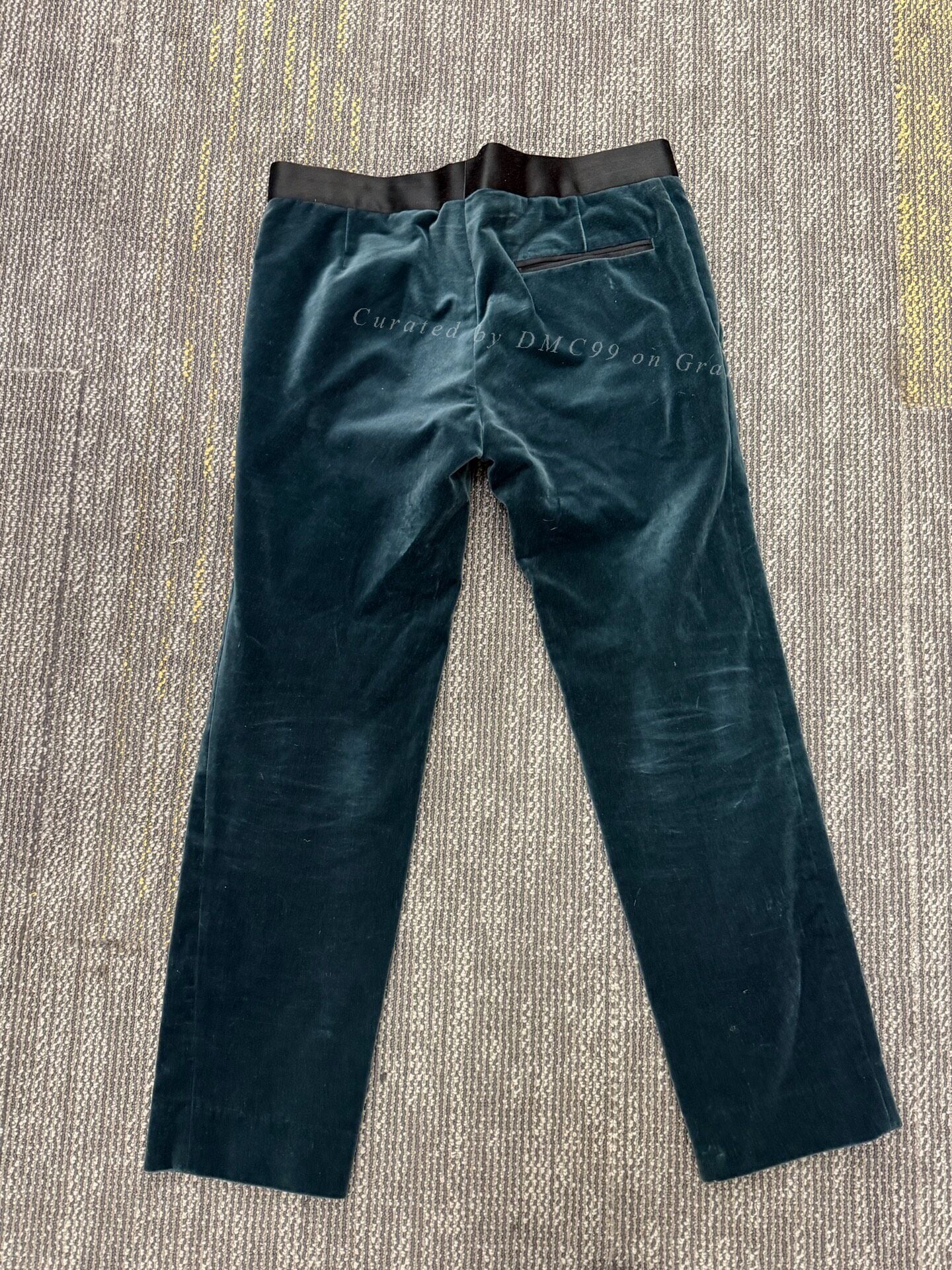 Haider Ackermann Velvet Cropped Pants