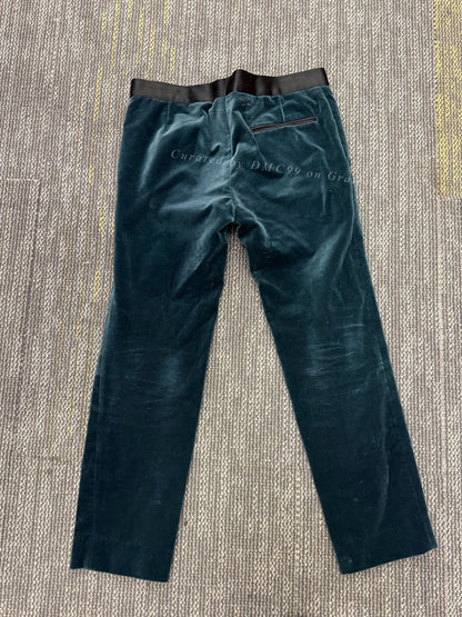 Haider Ackermann Velvet Cropped Pants