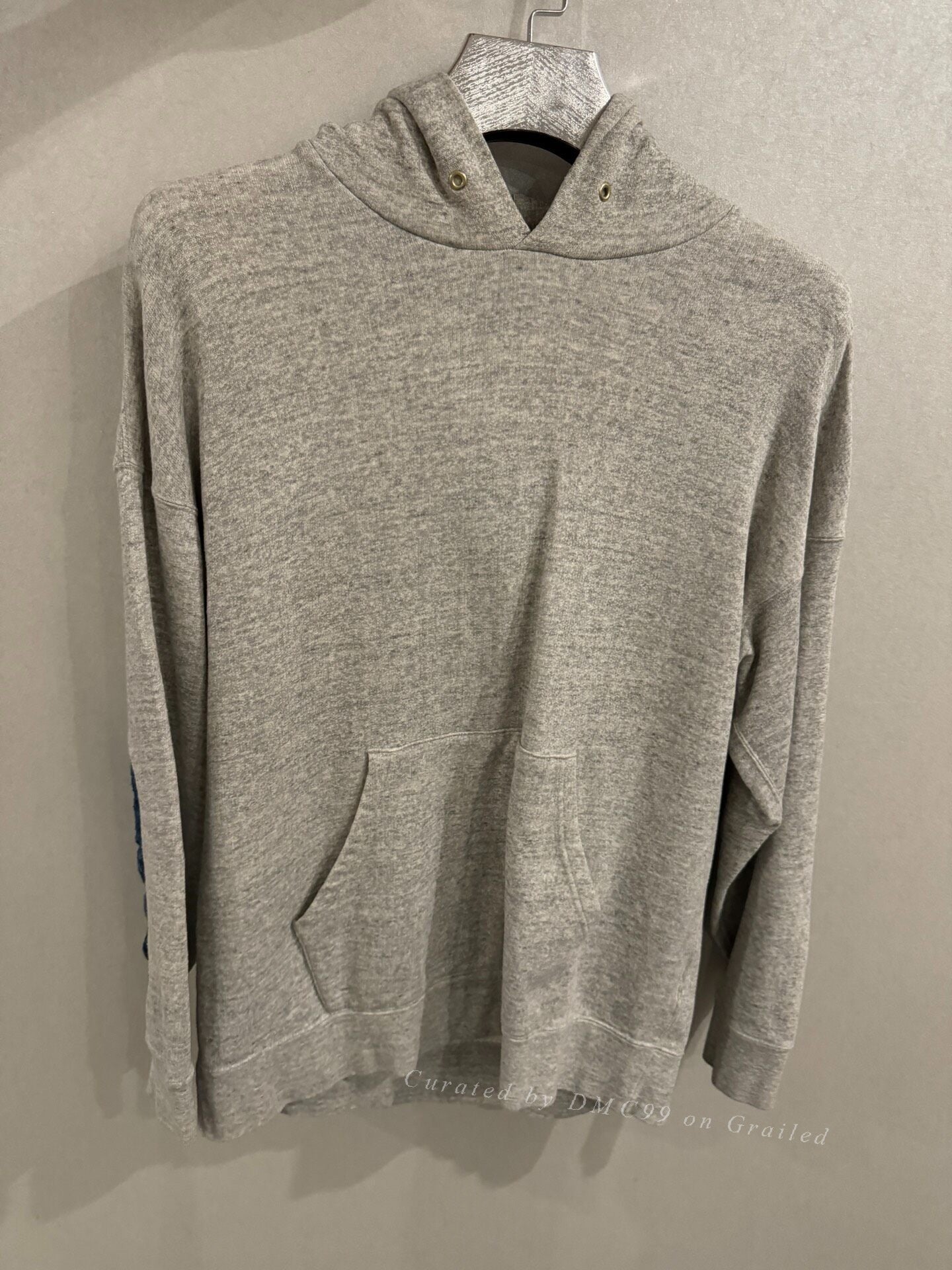 Visvim Gray Indigo Hoodie