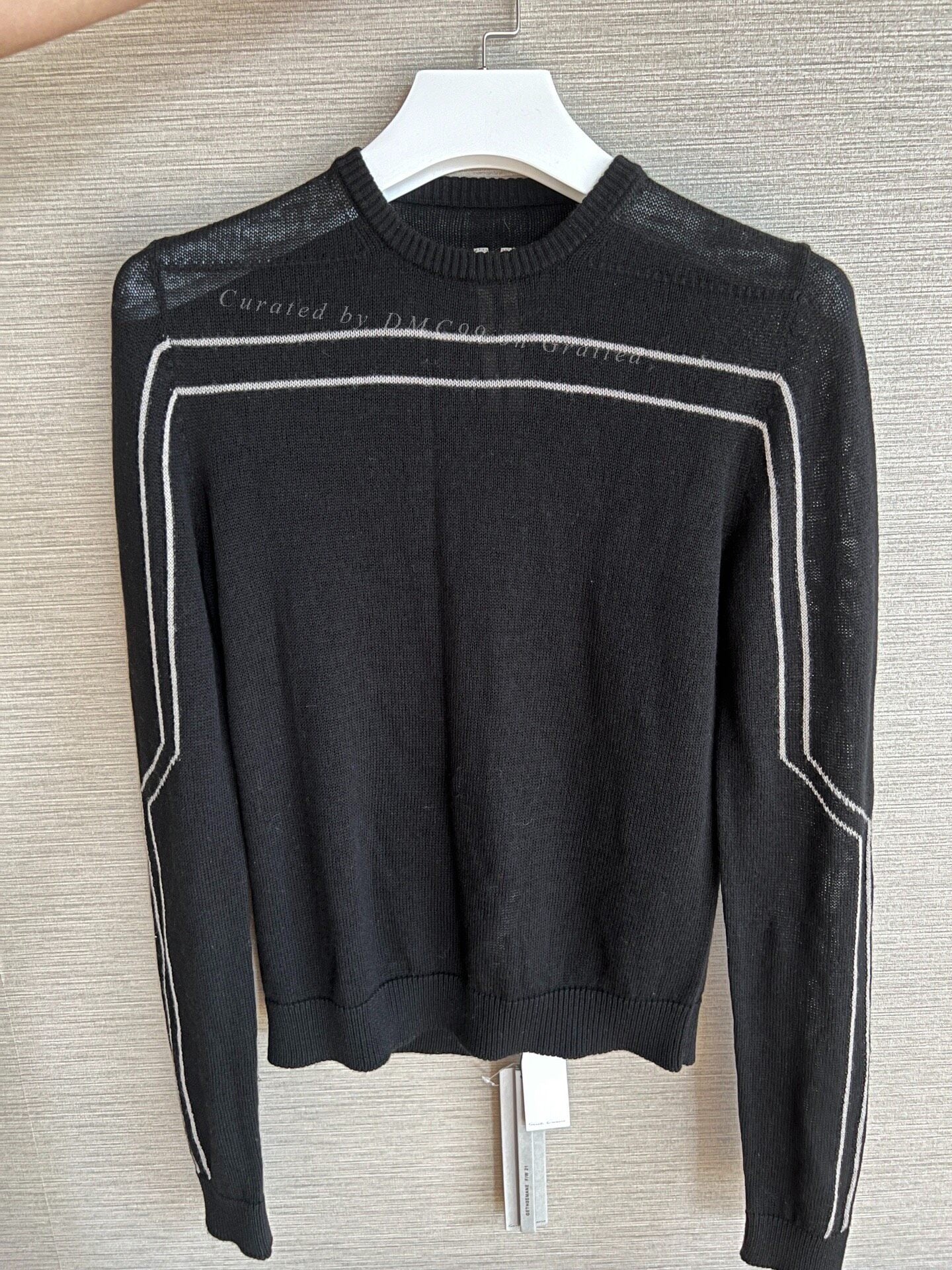 Rick Owens Wool Long-Sleeve Top