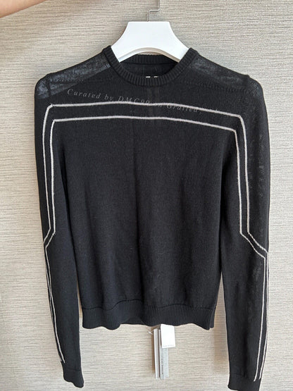 Rick Owens Wool Long-Sleeve Top