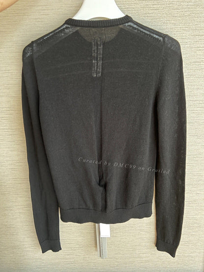 Rick Owens Wool Long-Sleeve Top