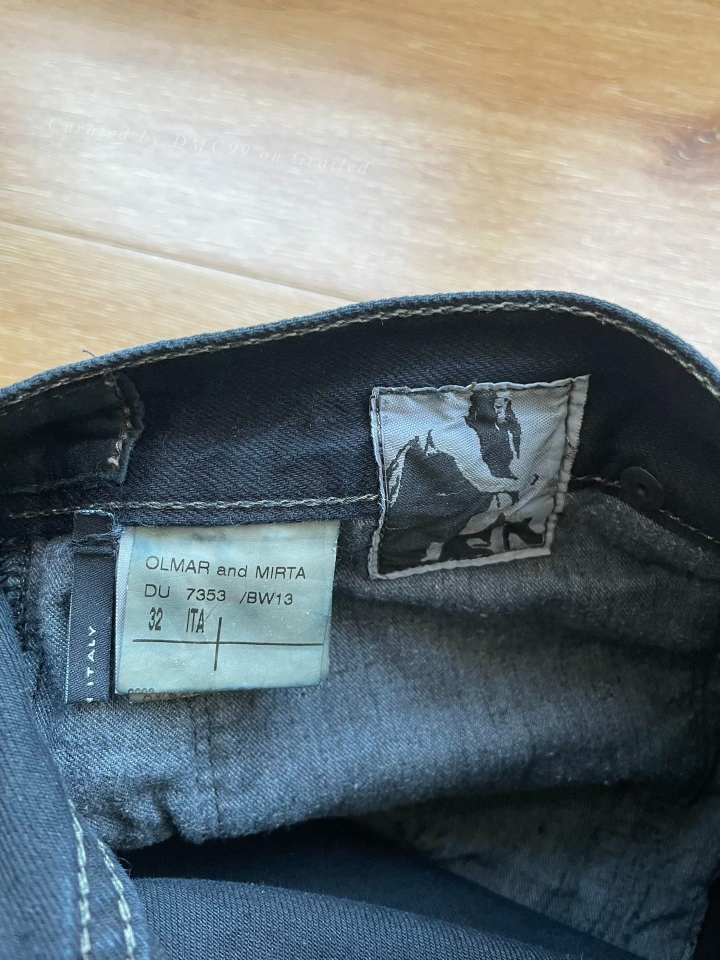 Rick Owens Dark Shadow Distressed Overdyed Denim